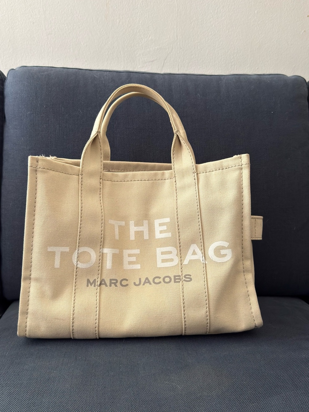 Marc Jacobs Beige Canvas The Tote bag MEDIUM
